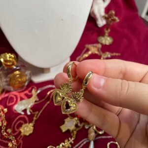 The heart ablaze earrings