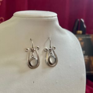The Lunar Lyre Earrings