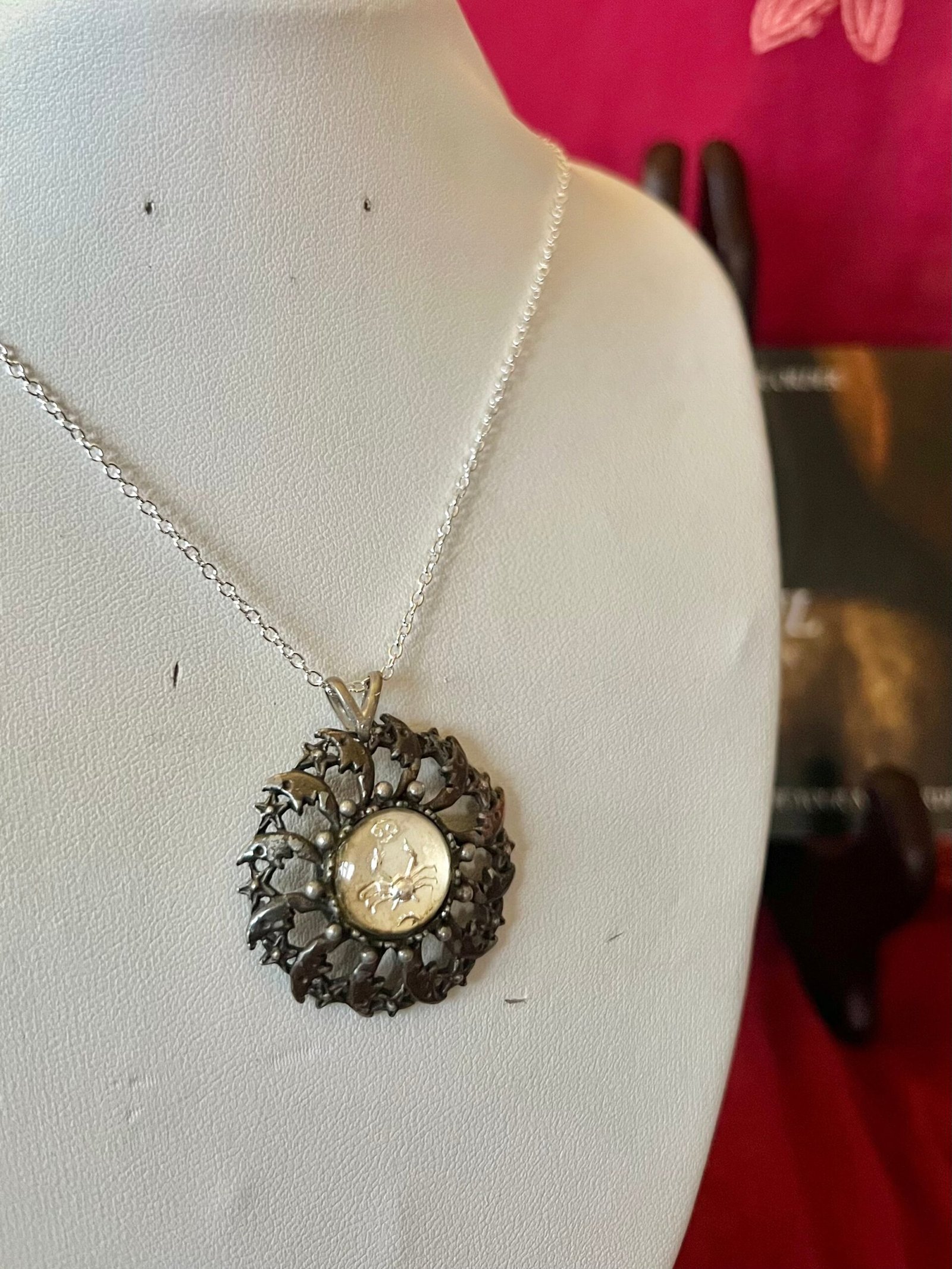 The Cancer Moon necklace
