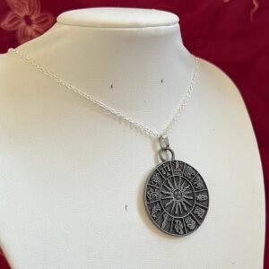 The wheel of astrology antique necklace