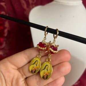 The Pierce Me With Roses Earrings