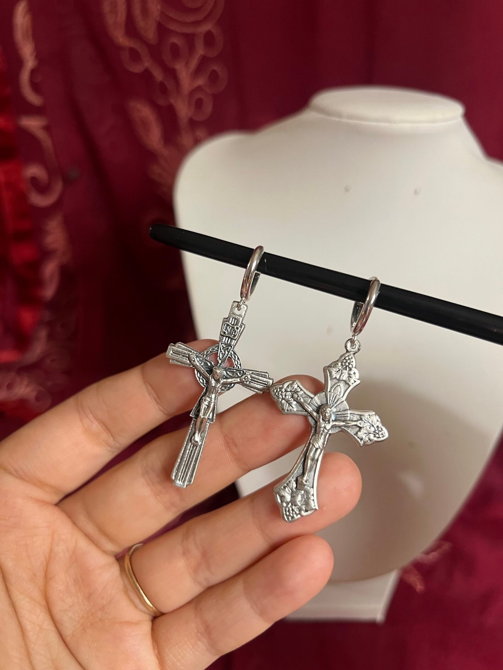 The Double Martyrdom Earrings