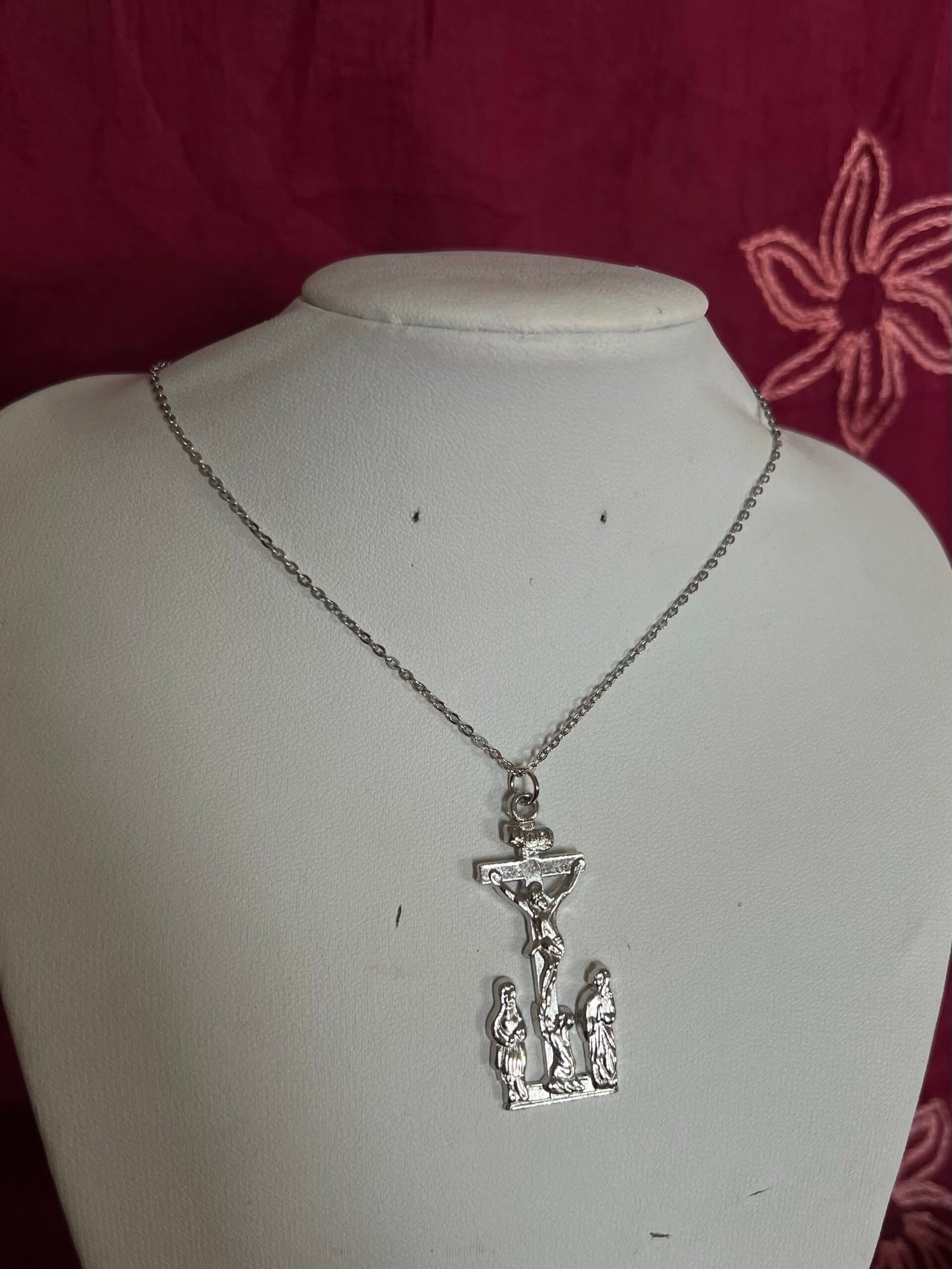 Our Lady of Sorrows — Vintage Calvary Necklace