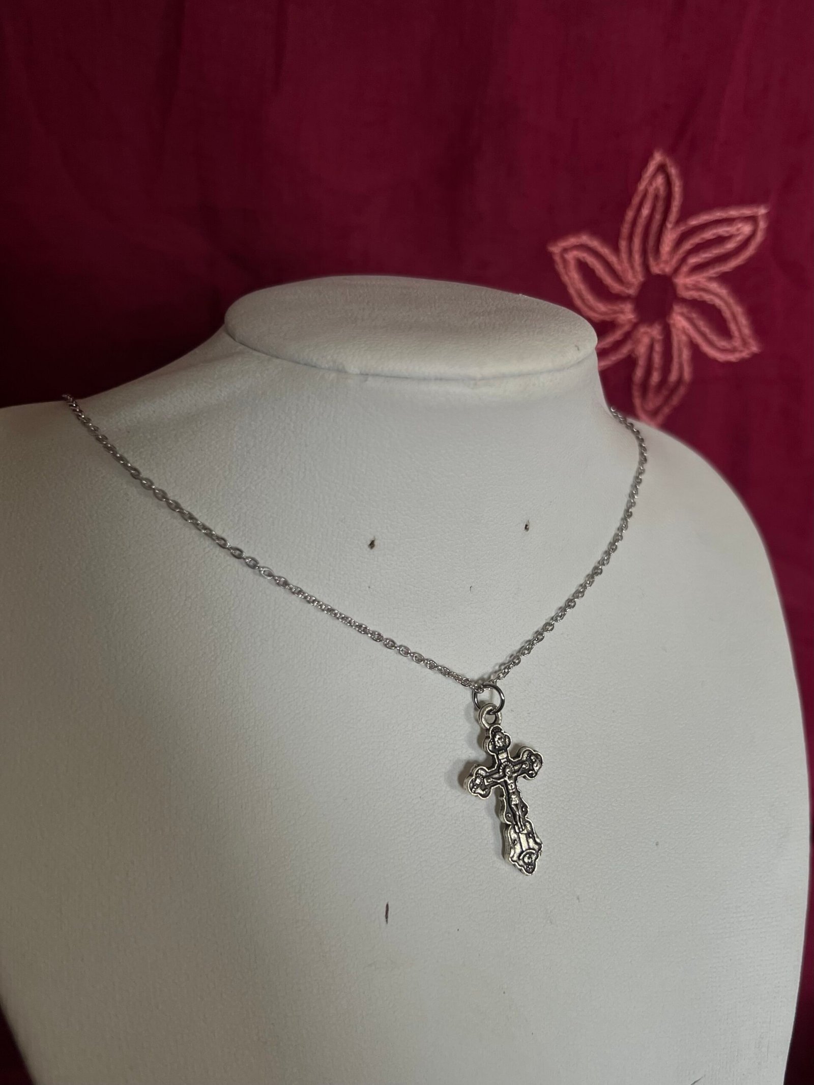 The Midnight Prayer — Vintage Cross Necklace